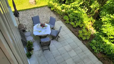 Ein Garten an der Unterkunft Tegernsee Chalet