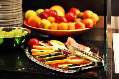 Essen im Hotel oder in der Nähe