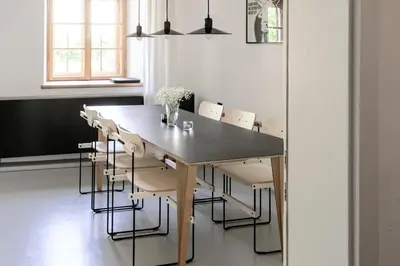 Grundriss der Unterkunft Gästehaus berge - design apartments