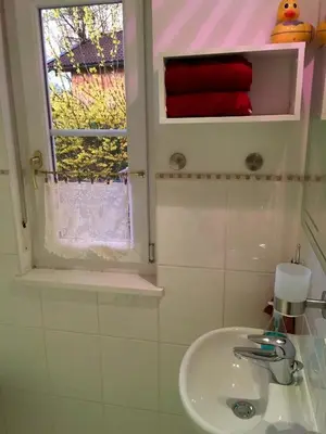 Ein Badezimmer in der Unterkunft Villa Musica