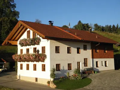 Das Gebäude in dem sich die Ferienwohnung befindet