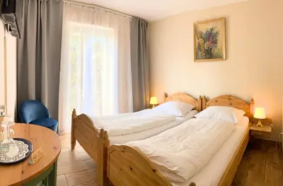 Ein Bett oder Betten in einem Zimmer der Unterkunft Arena Stadt München