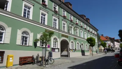 Das Gebäude in dem sich das Hotel befindet