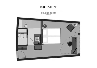 Grundriss der Unterkunft Infinity Hotel & Conference Resort Munich
