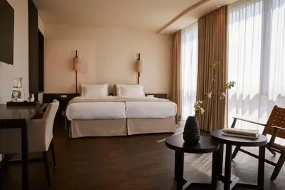 Ein Bett oder Betten in einem Zimmer der Unterkunft Infinity Hotel & Conference Resort Munich