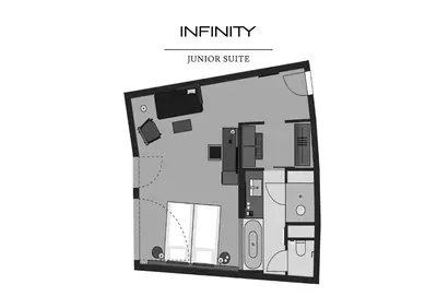 Grundriss der Unterkunft Infinity Hotel & Conference Resort Munich