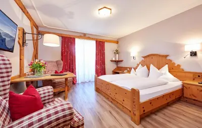 Ein Bett oder Betten in einem Zimmer der Unterkunft Landhotel zum Bad