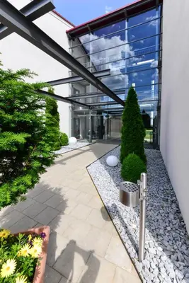 Das Gebäude in dem sich das Hotel befindet