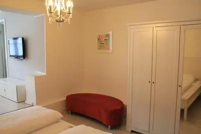 Ein Bett oder Betten in einem Zimmer der Unterkunft Pension Kellerer