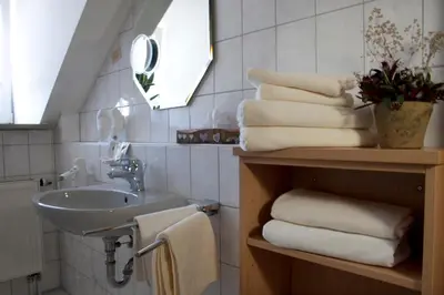 Ein Badezimmer in der Unterkunft Hotel Linner