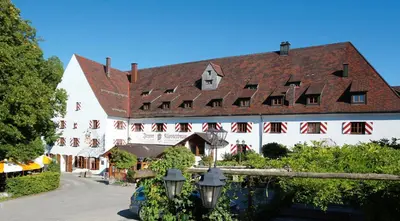 Das Gebäude in dem sich das Hotel befindet