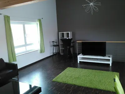 TV/Unterhaltungsangebot in der Unterkunft Ferienwohnung zum Kletterturm