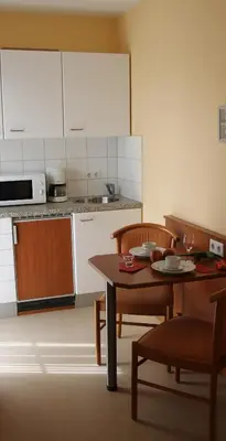Küche/Küchenzeile in der Unterkunft Park Residence