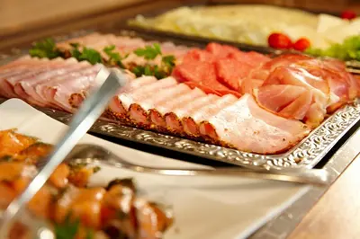 Essen im Hotel oder in der Nähe