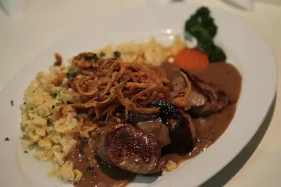 Essen in der Pension oder in der Nähe