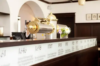 Lounge oder Bar in der Unterkunft Brauereigasthof & Hotel Kapplerbräu