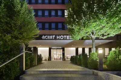 Das Gebäude in dem sich das Hotel befindet