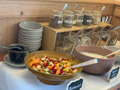 Essen im Hotel oder in der Nähe