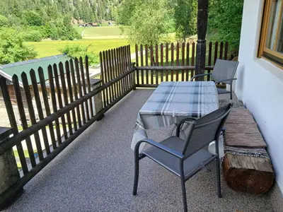 Ein Balkon oder eine Terrasse in der Unterkunft Gasthaus - Pension - Café Dörfl