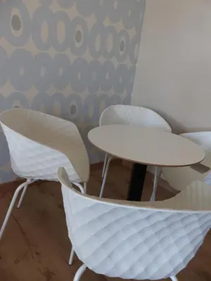 Ein Sitzbereich in der Unterkunft Parkhotel Heidehof Apartements