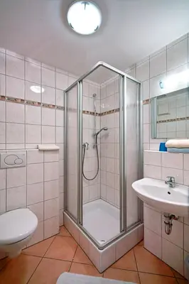 Ein Badezimmer in der Unterkunft Gasthof 