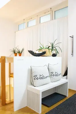 Ein Sitzbereich in der Unterkunft Como Design-Apartment close to Isar river area - centrally located