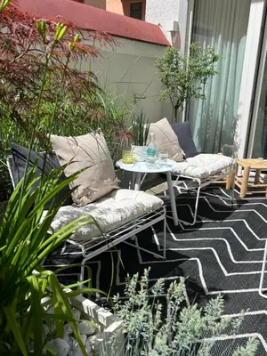 Ein Garten an der Unterkunft Como Design-Apartment close to Isar river area - centrally located