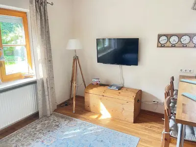 TV/Unterhaltungsangebot in der Unterkunft Chiemsee Beachhouse Apartment