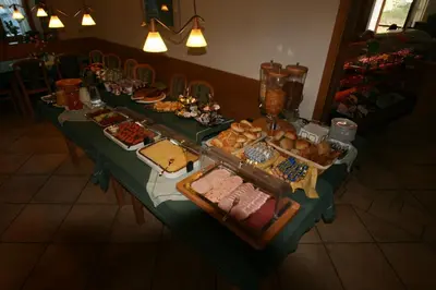 Essen im Hotel oder in der Nähe