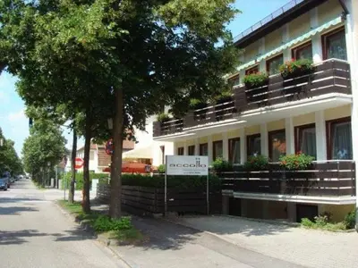 Das Gebäude in dem sich das Hotel befindet