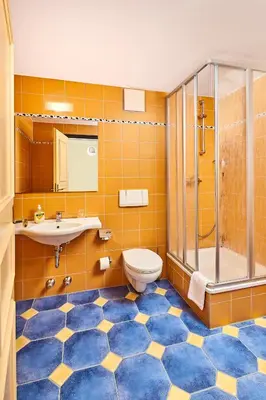 Ein Badezimmer in der Unterkunft Landhotel Kistlerwirt