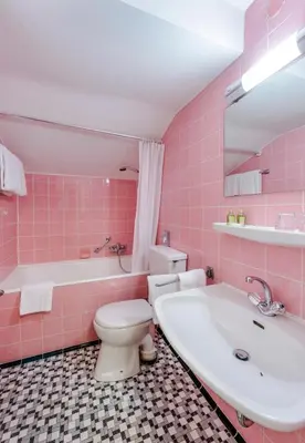 Ein Badezimmer in der Unterkunft Berghaus - Der Westerhof Hotel