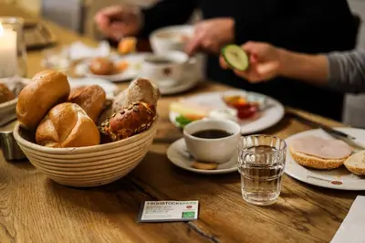 Essen in der Pension oder in der Nähe