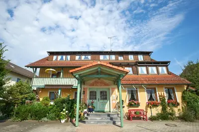 Das Gebäude in dem sich die Ferienwohnung befindet