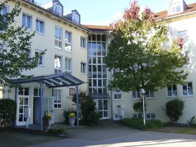 Das Gebäude in dem sich das Hotel befindet