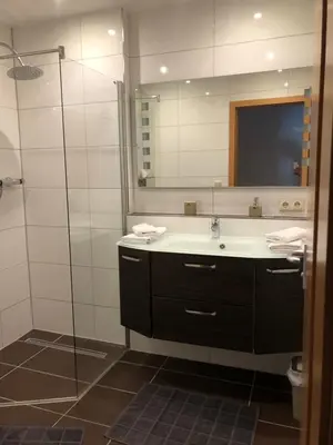Ein Badezimmer in der Unterkunft Bürgemeister Apartment