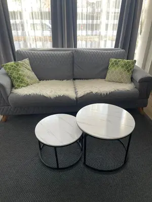 Ein Sitzbereich in der Unterkunft Bürgemeister Apartment