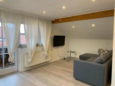 TV/Unterhaltungsangebot in der Unterkunft Ferienwohnung Jauß
