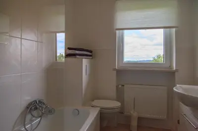 Ein Badezimmer in der Unterkunft Haus Elisabeth