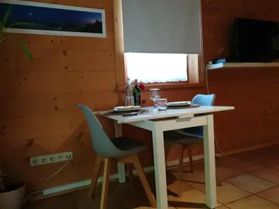 TV/Unterhaltungsangebot in der Unterkunft Studio im Blockhaus am Chiemsee