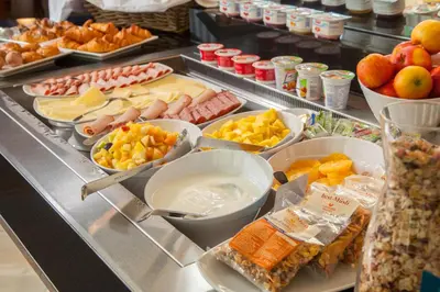 Essen im Hotel oder in der Nähe