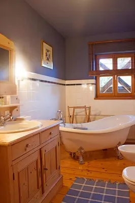 Ein Badezimmer in der Unterkunft Haus am Salinenweg