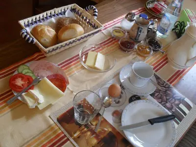 Essen im Privatzimmer oder in der Nähe