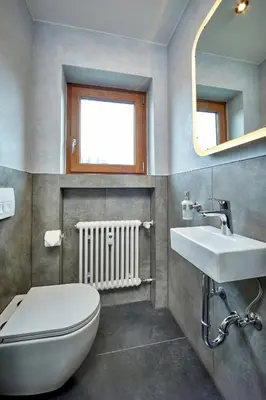 Ein Badezimmer in der Unterkunft Alpis Ferienwohnung