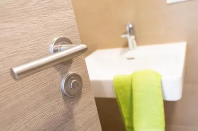 Ein Badezimmer in der Unterkunft Green Guest House