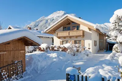 Bergblick im Winter