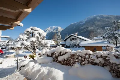 Bergblick im Winter