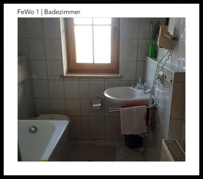 Ein Badezimmer in der Unterkunft Schwaigerhof