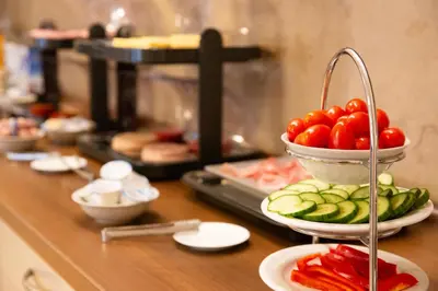 Essen im Hotel oder in der Nähe