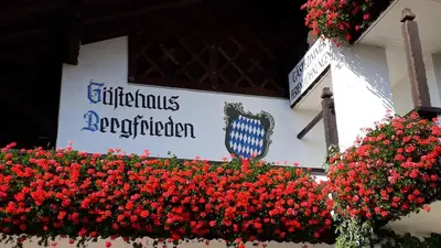 Ein Zertifikat, Auszeichnung, Logo oder anderes Dokument, das in der Unterkunft Ferienwohnung Panorama im Gästehaus Bergfrieden ausgestellt ist